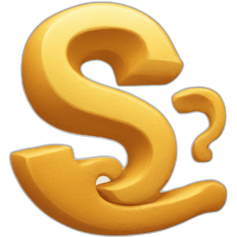 letter s fusion with letter f emoji