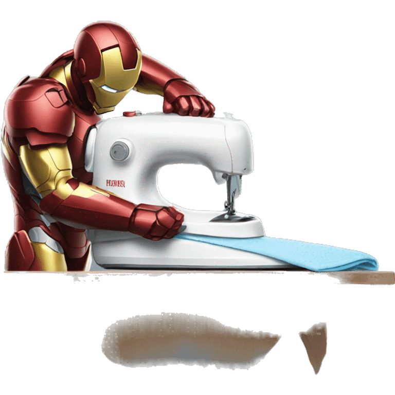 ironman ironing clothes emoji