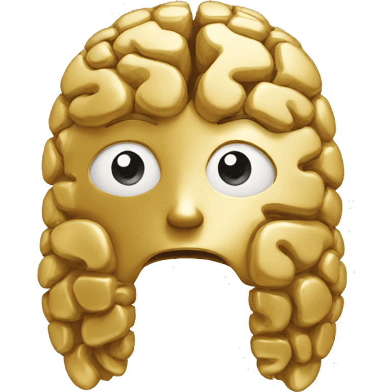 golden brain emoji