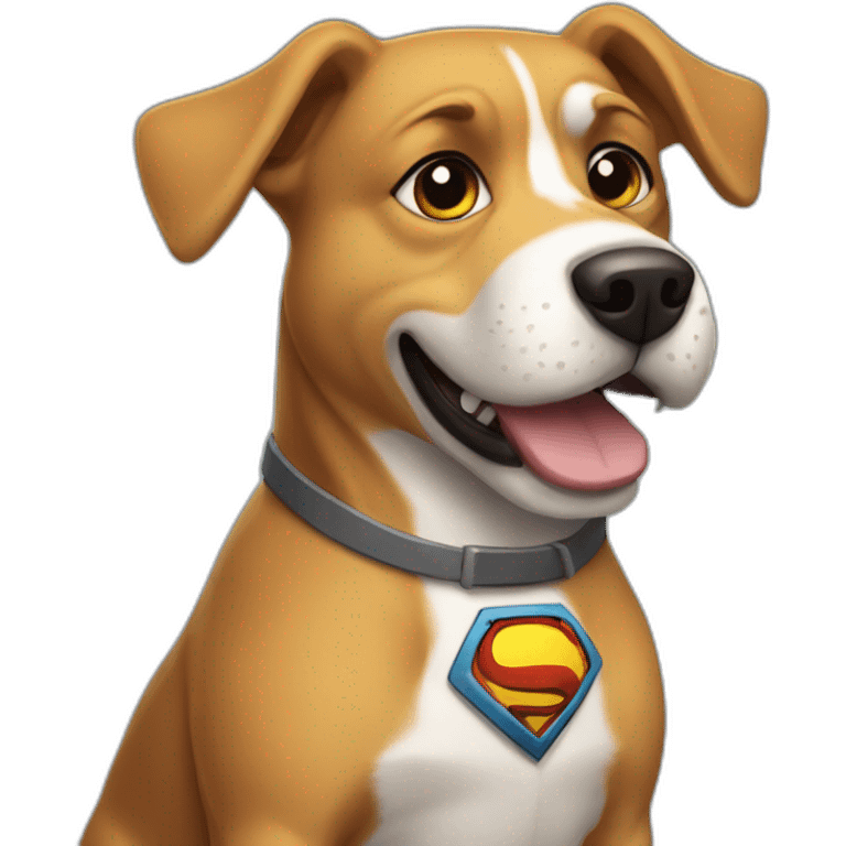 Super hero dog emoji