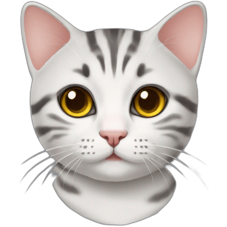 cute American shorthair cat  emoji