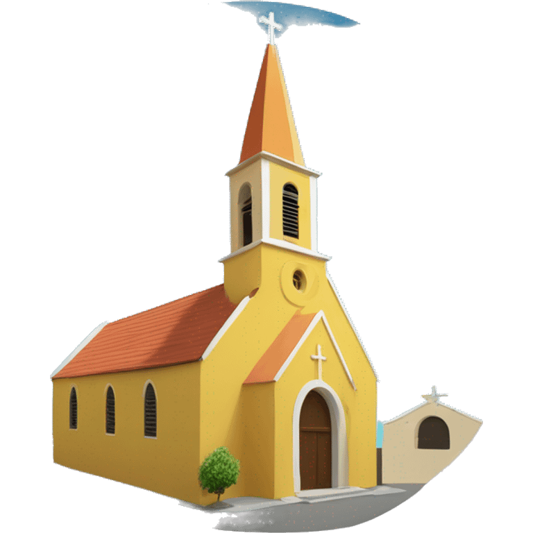 Iglesia de La isla de Sint Pedro en bonaire  emoji