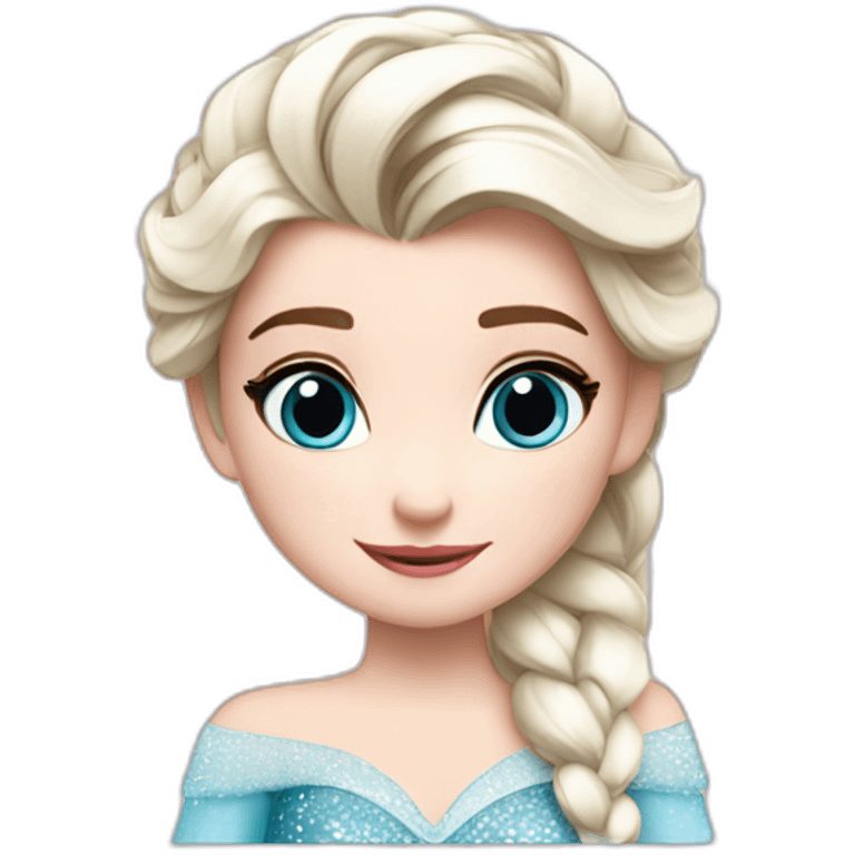 Elsa cute emoji