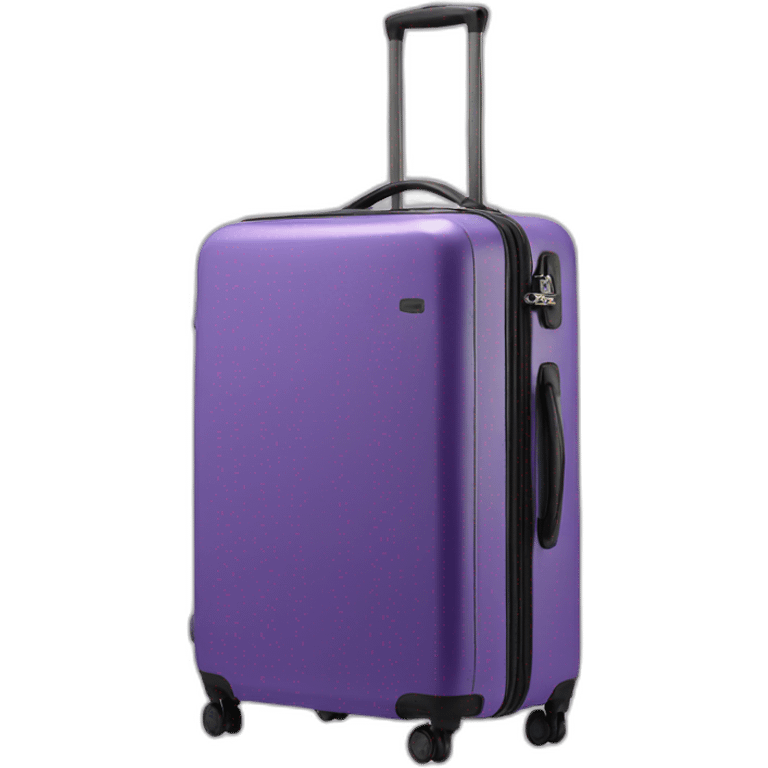 essential cabin luggage purple emoji