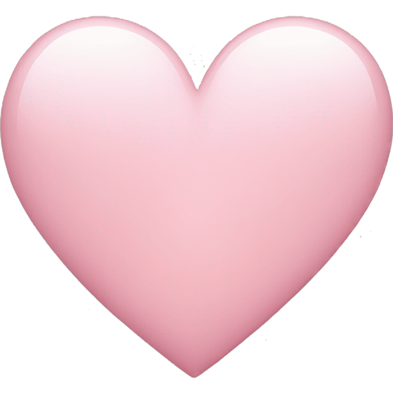 Heart that’s light pink emoji