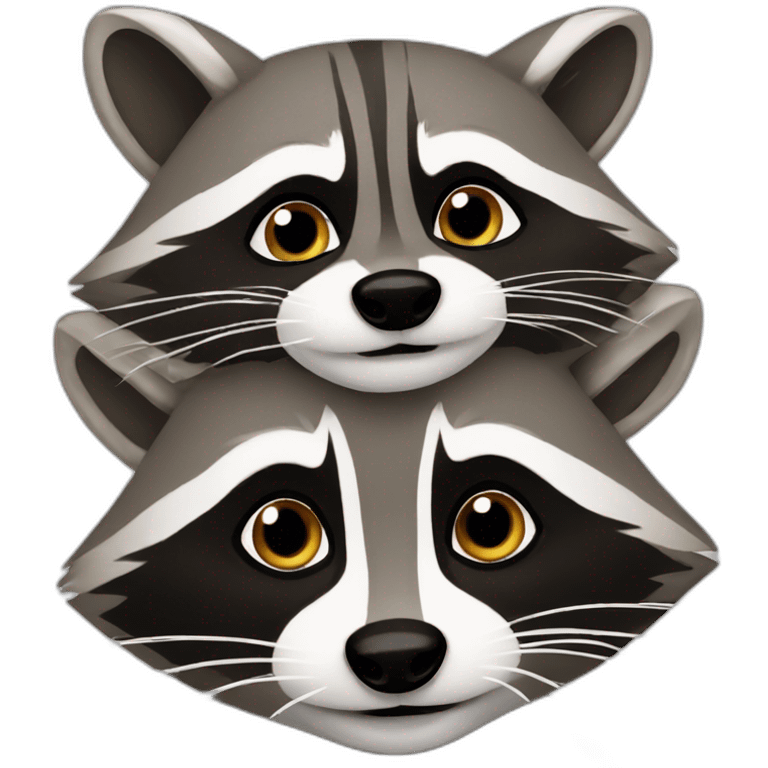 TWO RACCOONS emoji