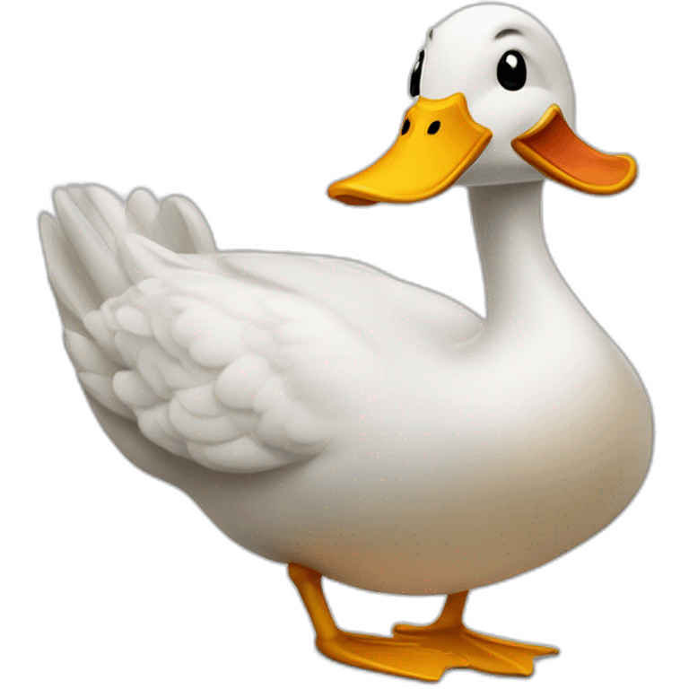 Un canard qui danse emoji