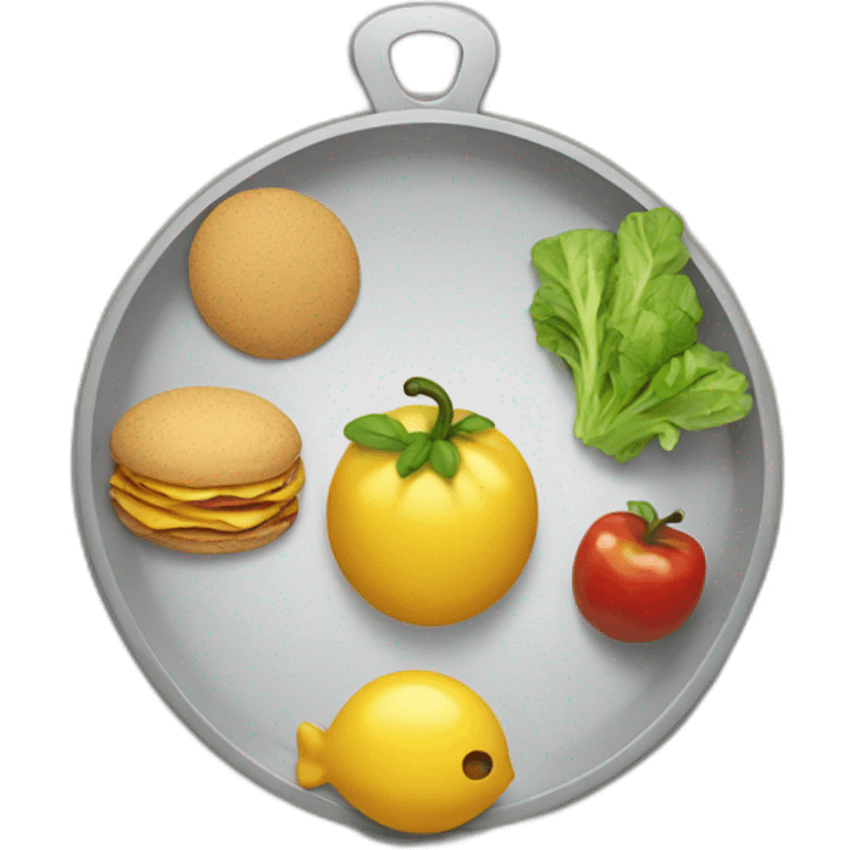 weighting food emoji