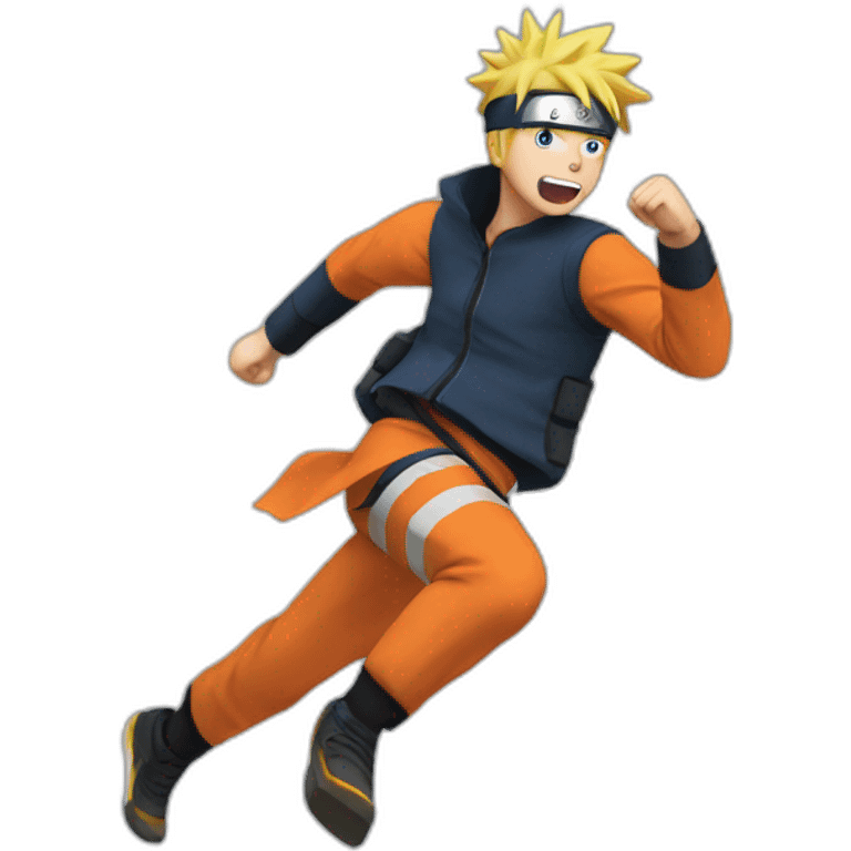 naruto running emoji