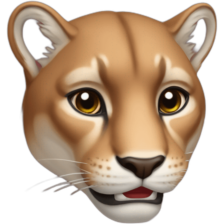 Cosmo the cougar emoji