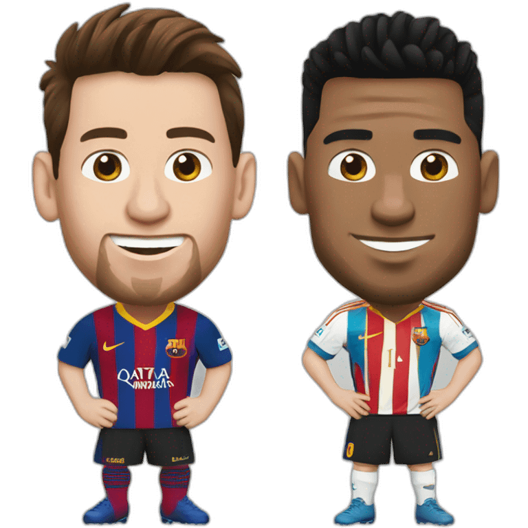 Messi et ronaldo emoji