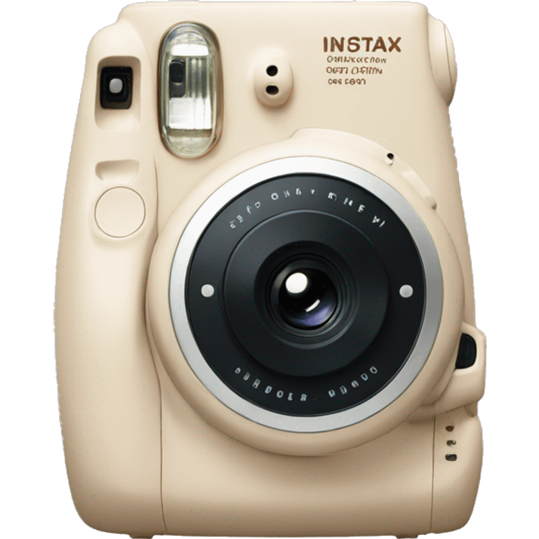 Beige instax emoji