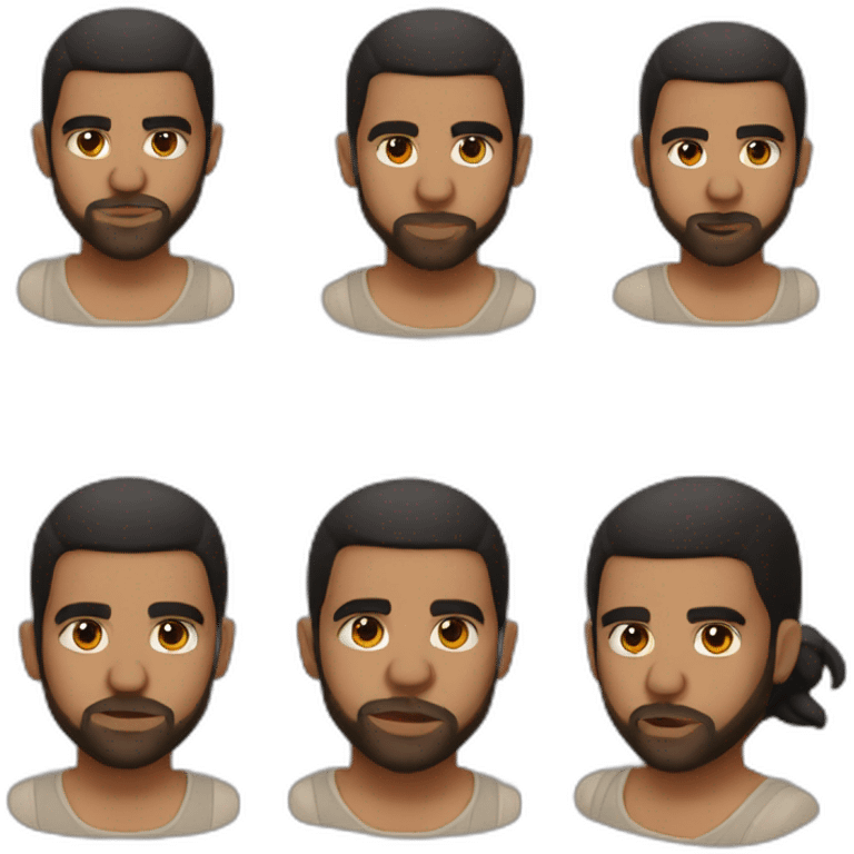 Drake avec du maquillage  emoji