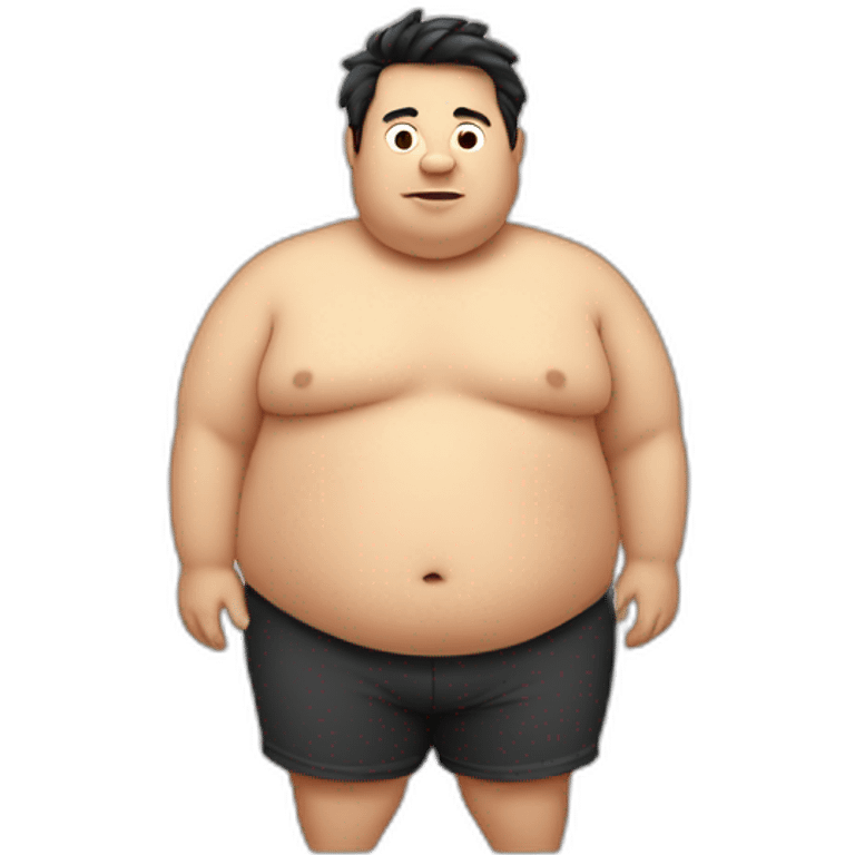 chubby stomach guy emoji