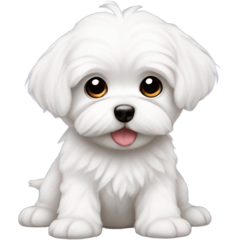 Baby Maltese  emoji