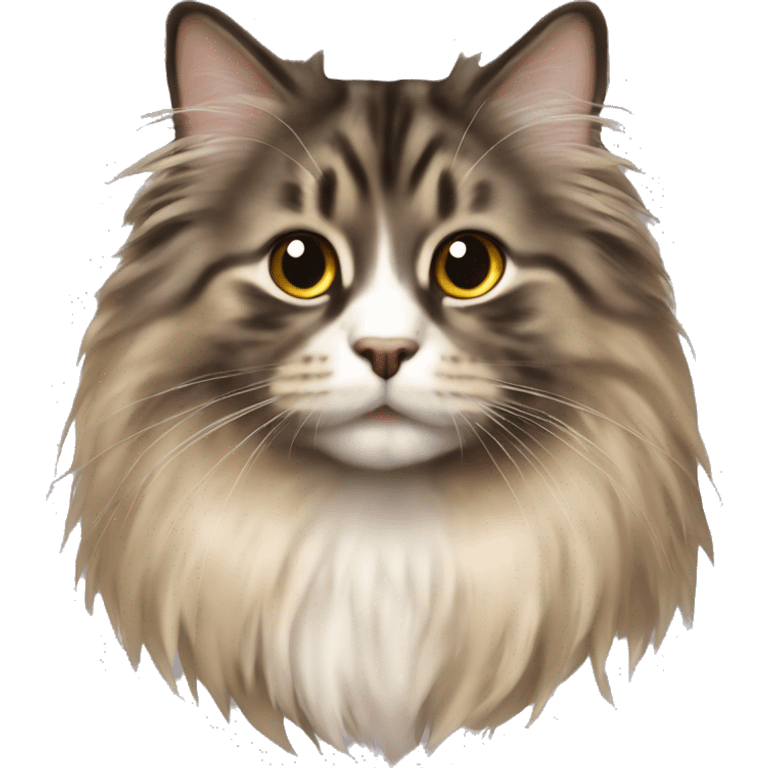 American long haired bobtail emoji