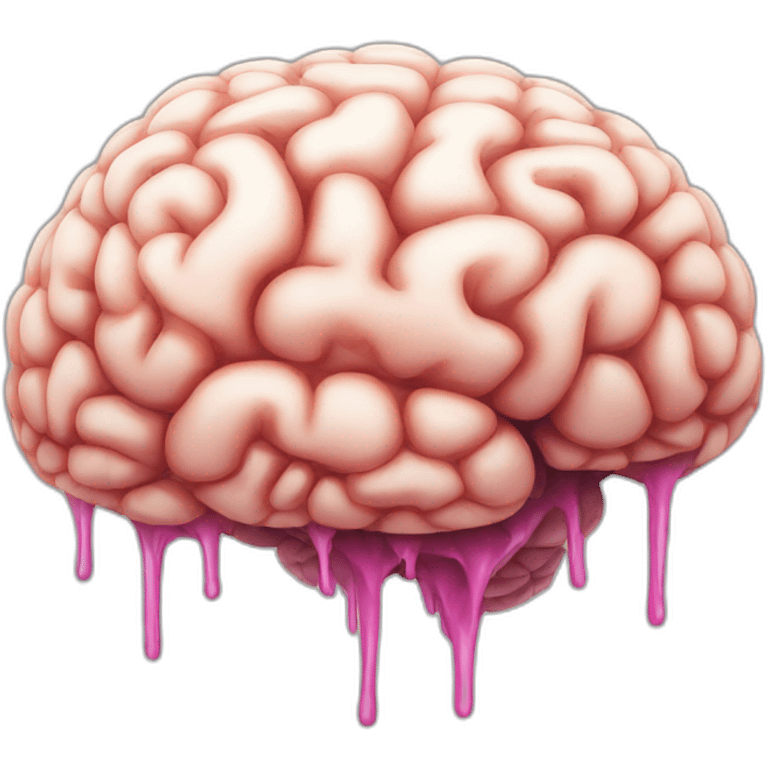 Melting brain ios emoji