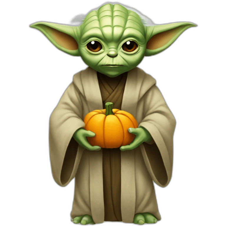 Yoda citrouilles emoji