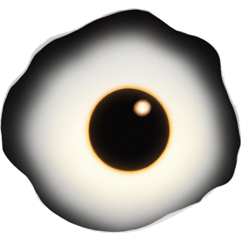 photo of a black hole emoji