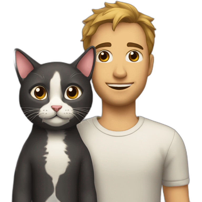 Dev and cat emoji