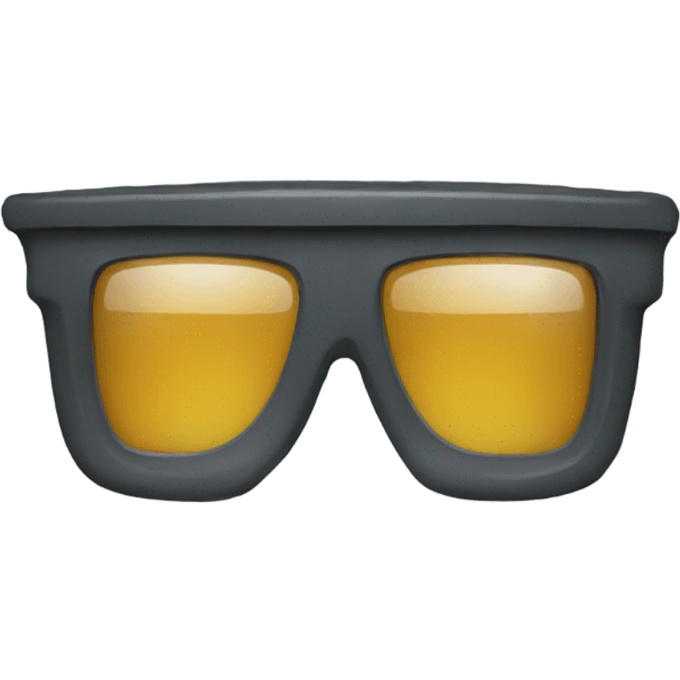 Trash glasses  emoji