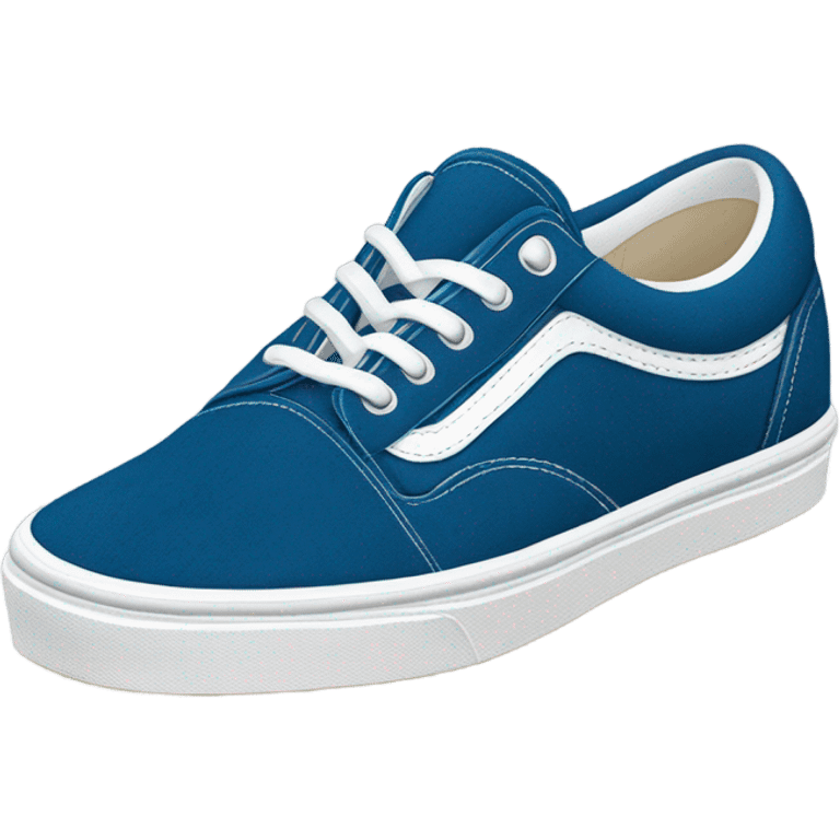 blue suede vans sneaker emoji