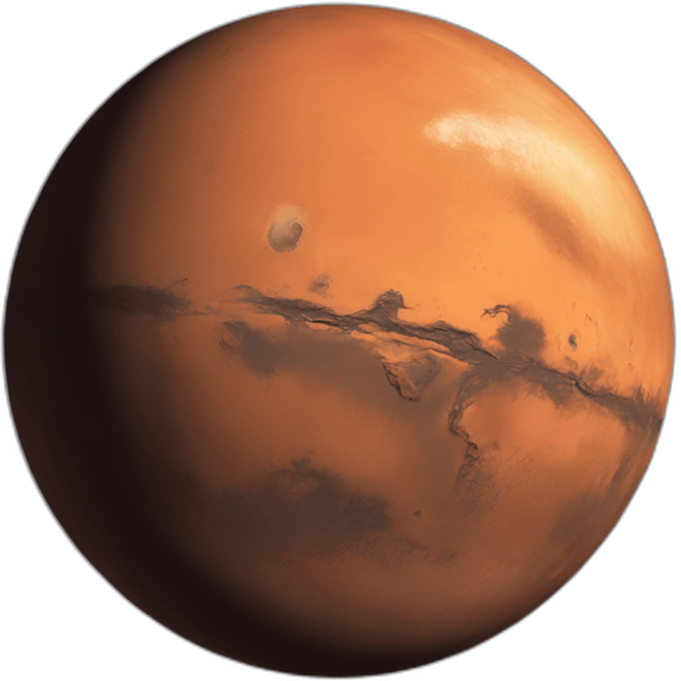 Mars planet emoji