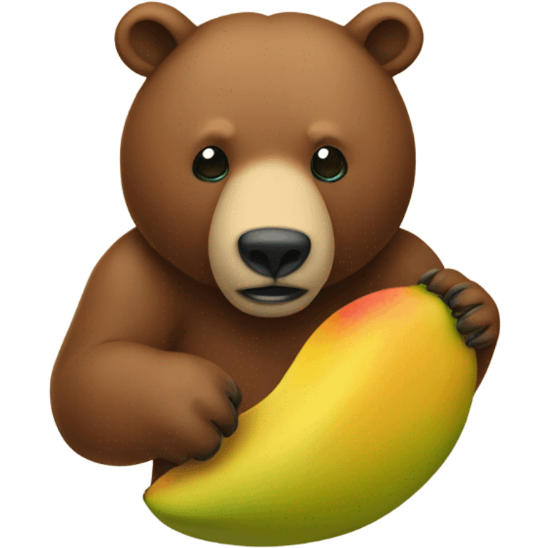 Kodiak bear mango emoji