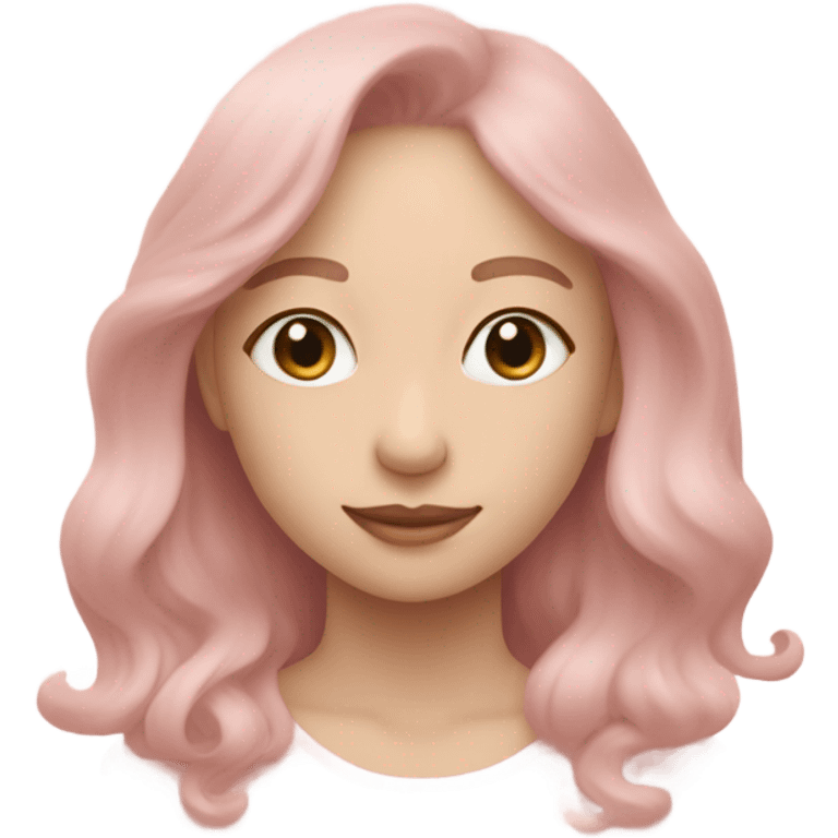 Pastel pink emoji