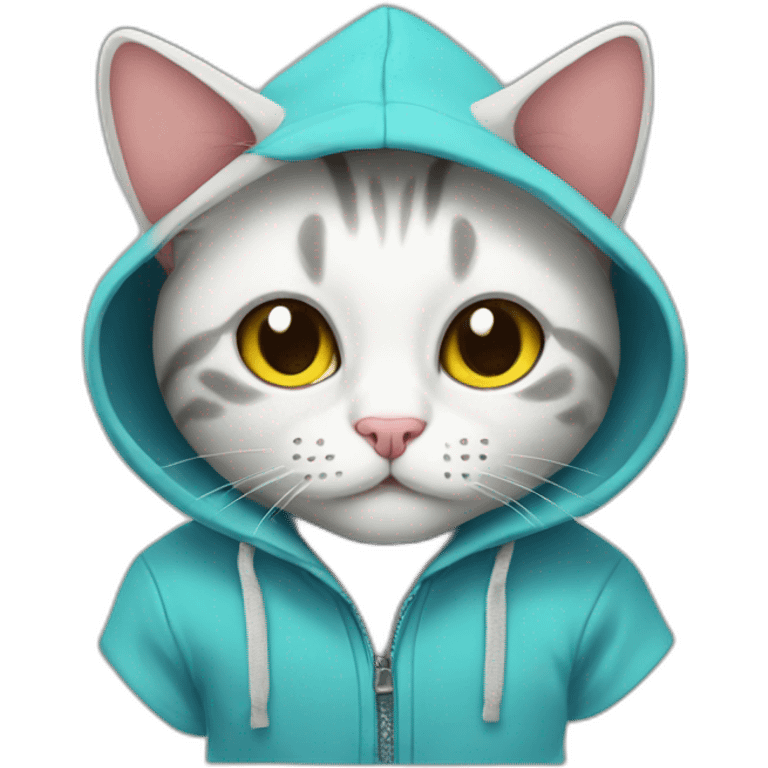 Hoodie cat emoji