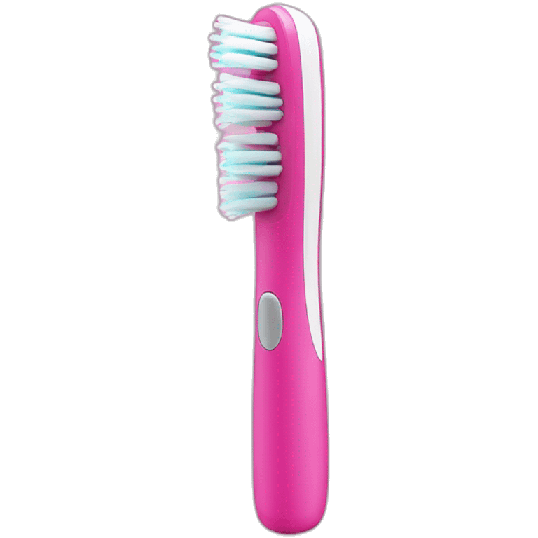 electric toothbrush pink emoji