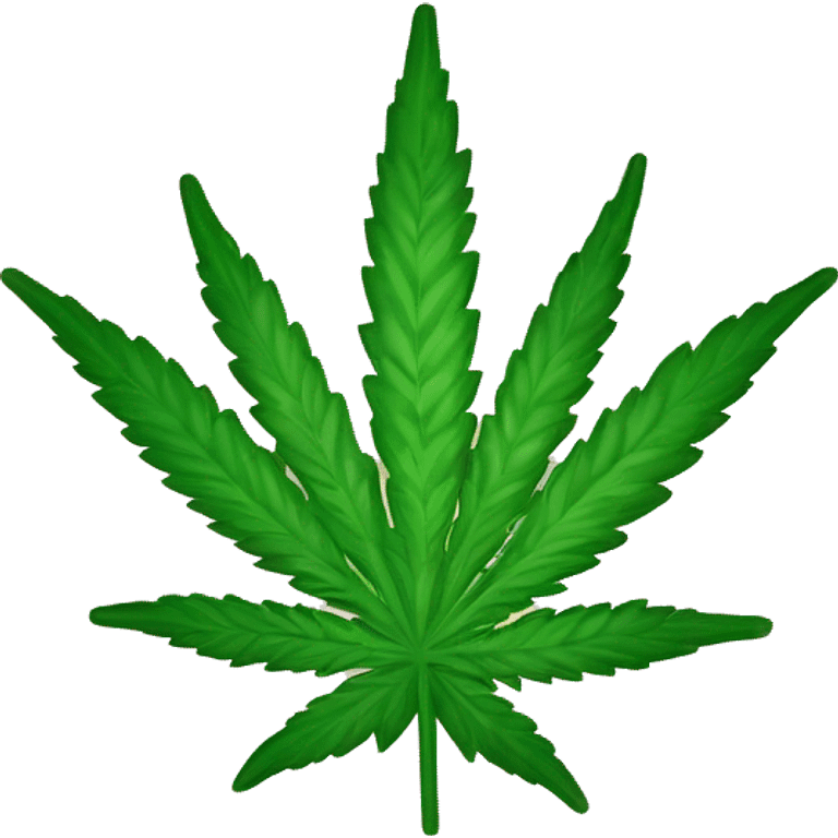 marijuana leaf￼ emoji