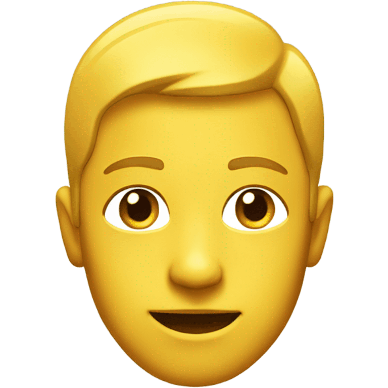 Yellow around face  emoji