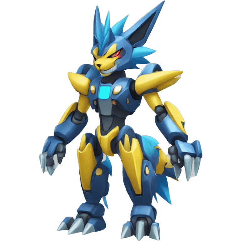 Zeraora-Zoroark-medabot-Mecha full body emoji