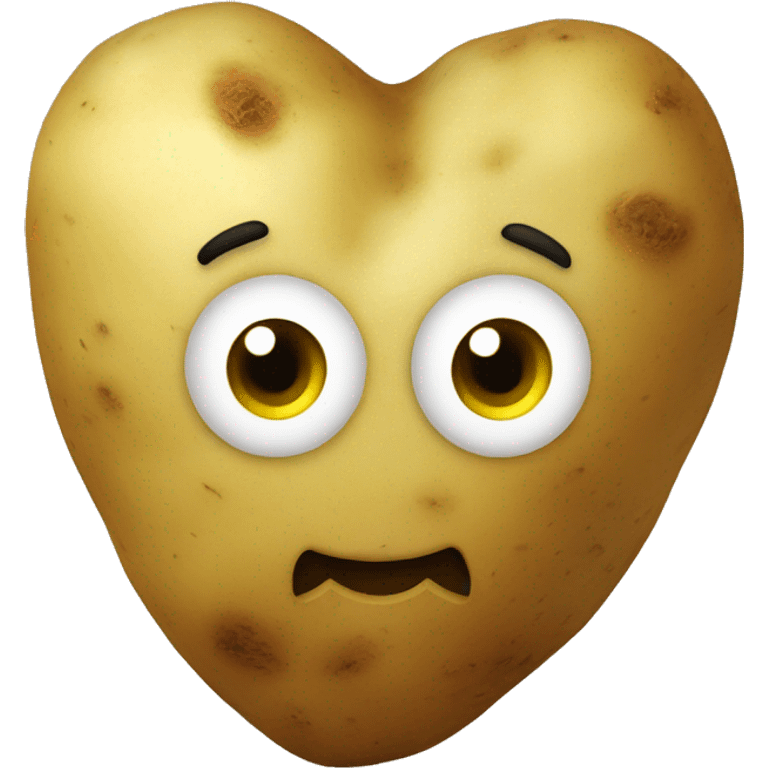 a potato in a heart emoji