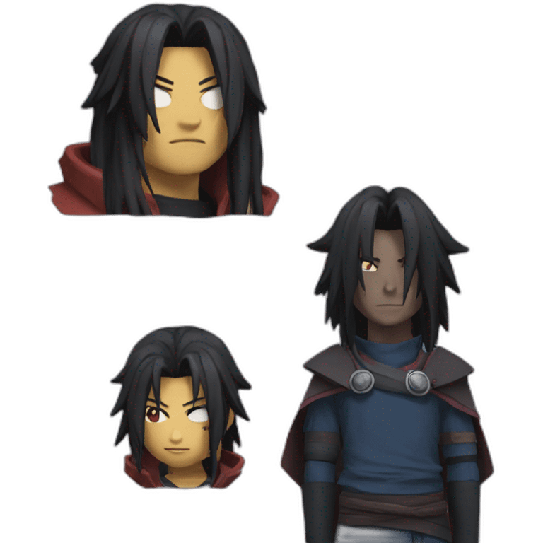 Madara with sharigan emoji