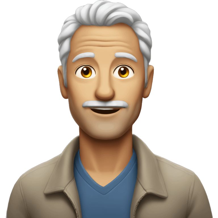 Hot older man emoji