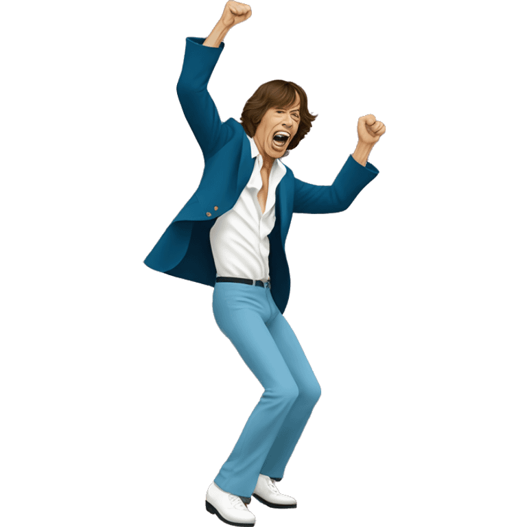 Mick jagger dancing  emoji