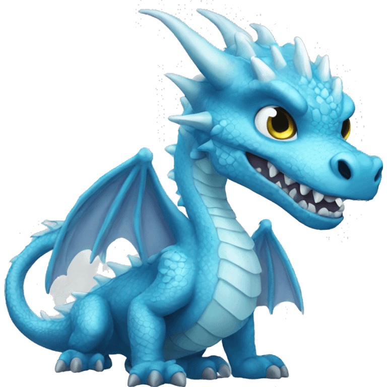 Ice dragon emoji