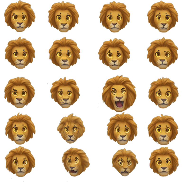 🦁🐯 emoji