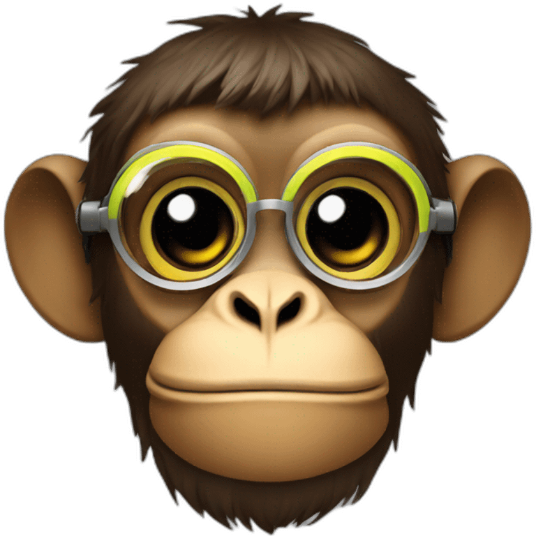 Monkey dj emoji