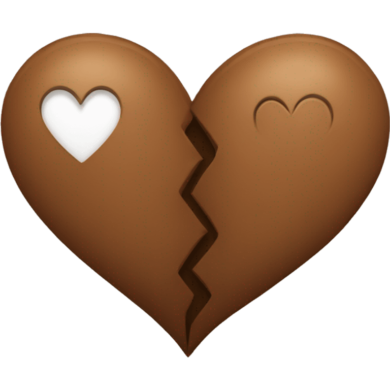 Two brown hearts emoji