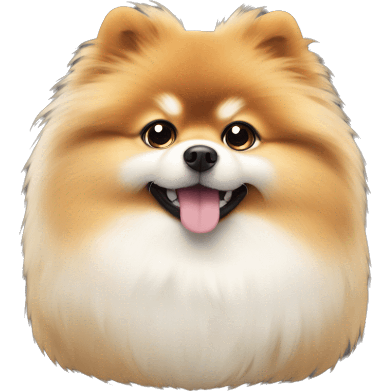 Fluffy pomerian  emoji