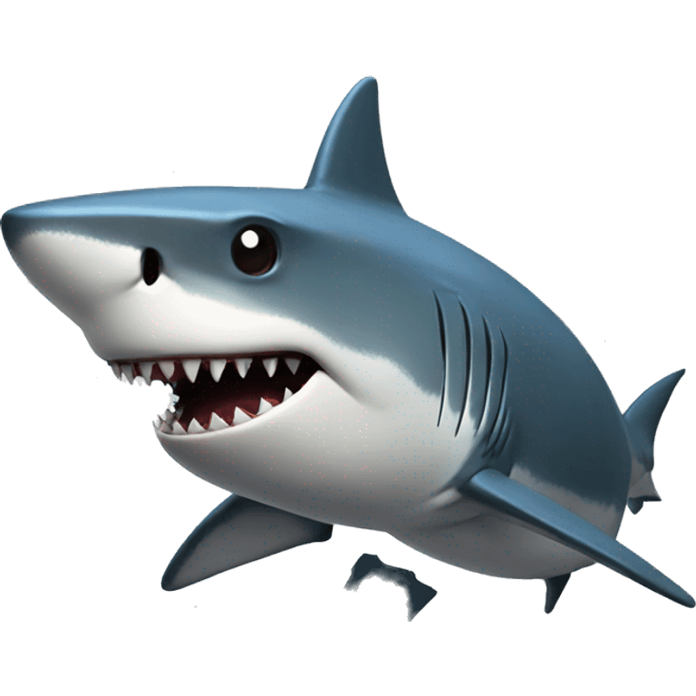 Shark in a bot emoji