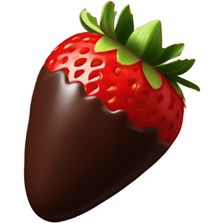 Chocolate covered strawberries  emoji