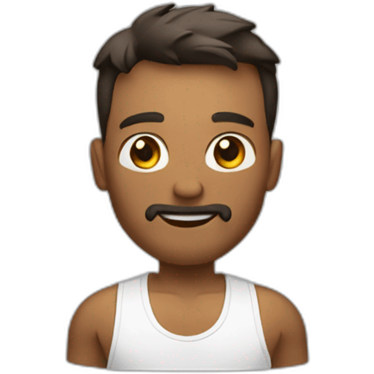 Homme qui fait de la musculation emoji