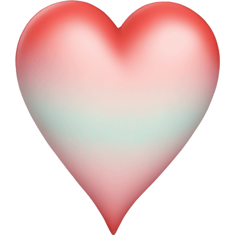 Pastel red heart emoji