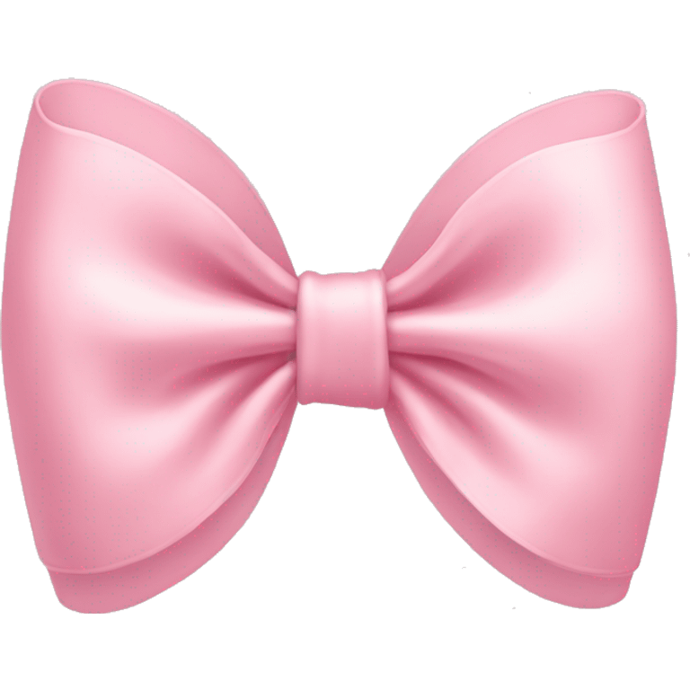 light pink bow on light pink bow emoji