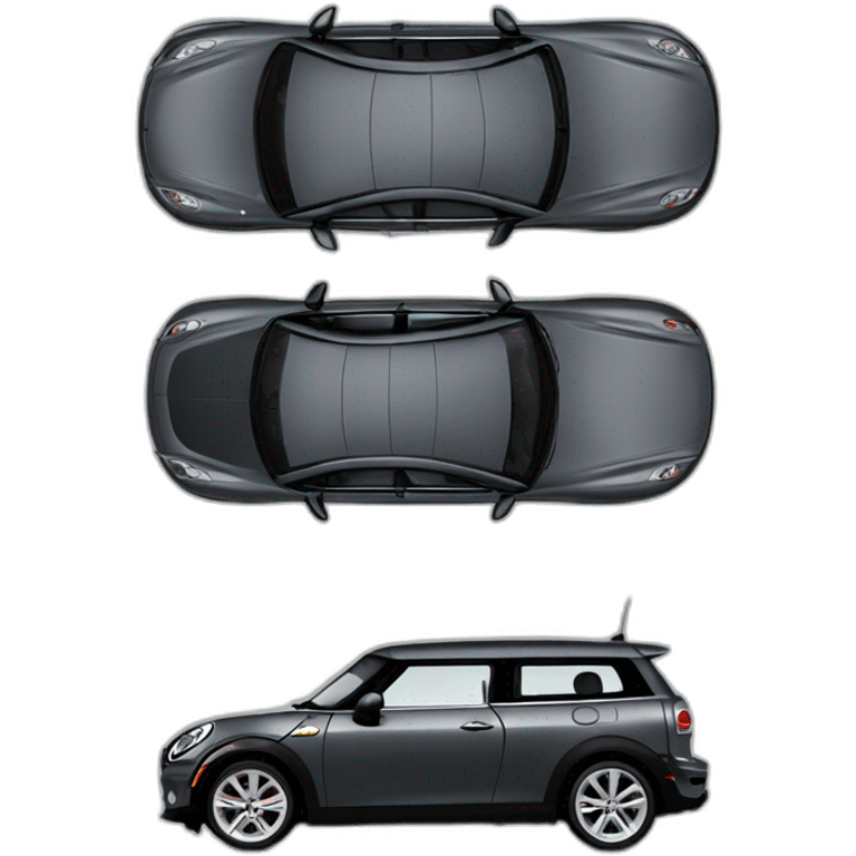 Mini Cooper clubman S 2012 gris foncé  emoji