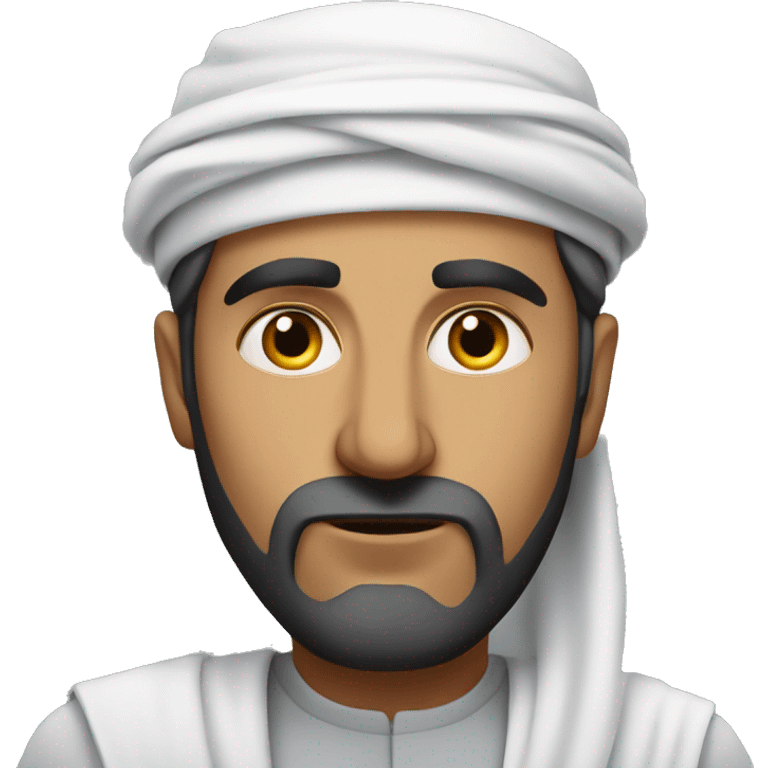 photorealistic serious arab book emoji